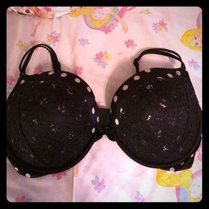 Polka Dots PushUp Bra 38DD Victoria’s Secret